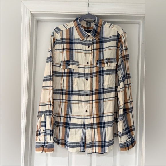 Men’s Polo Flannel Button Down EUC - Picture 1 of 5